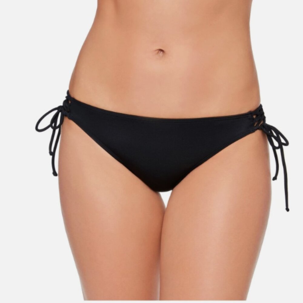 Hula Honey Womens Rhythm Rib Side Tie Bikini Swim Bottom. XL